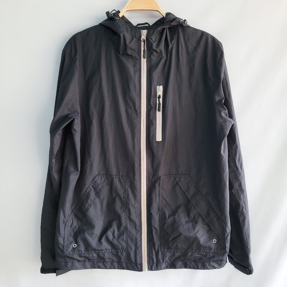 Wantdo Weatherproof Windbreaker Jacket Men's Size XL Black